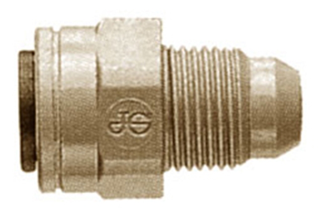 (image for) John Guest PI0112 Male Flare Connector 3/8 Tube x 3/8 Flare (10)